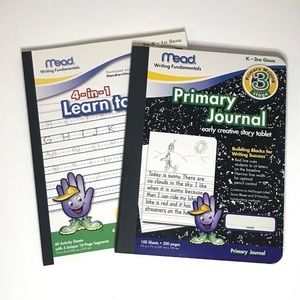 NEW Mead Writing Fund. 4 in 1 Learn to Letter PreK-1st and Primary Journal K-2nd